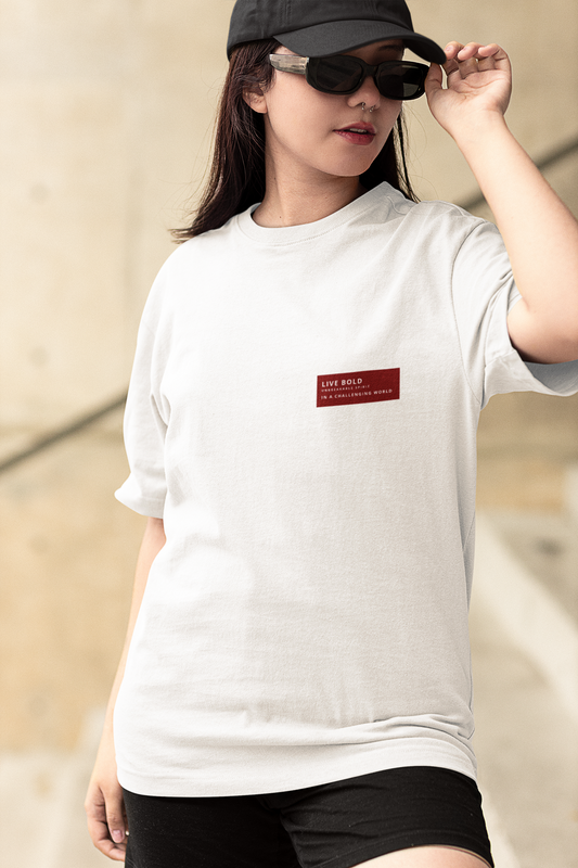 Live Bold Oversized Tee